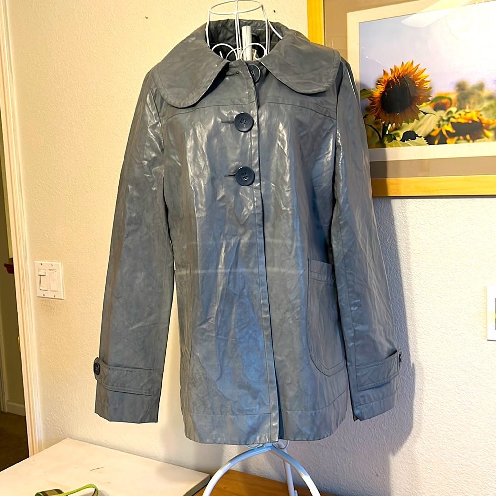 Anthropologie Tulle Rain Jacket, Lightweight. Like New Condition. Size: XL